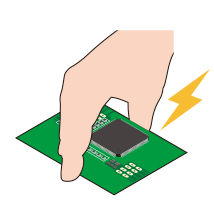 静電気放電による回路破壊