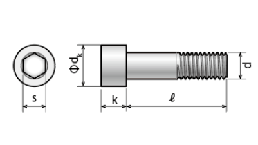 六角穴付きボルト(JIS B1176)Hexagon socket head cap screws