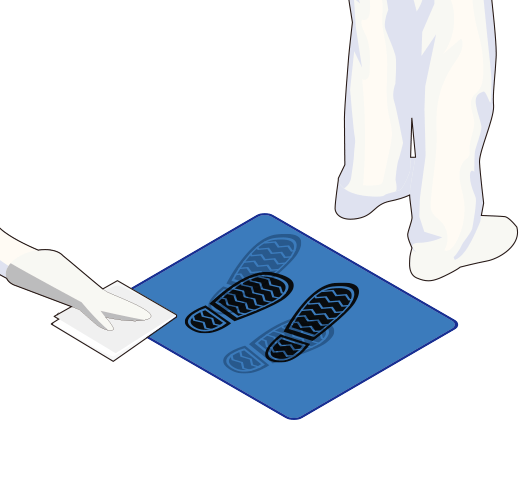 作業エリアへの塵埃持ち込み