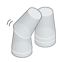 成形品スタッキング不良